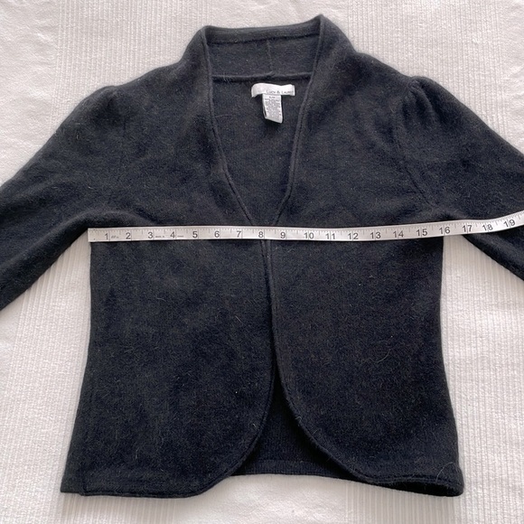 Anthropologie Lucy & Laurel Angora and Wool Blend Cropped Sweater Size Small - Picture 4 of 7